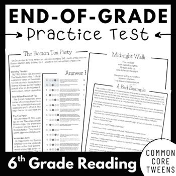Tests North Carolina Test Prep Reading Skills Workbook Daily End-Of-Grade ElaReading Practice Grade 7 Preparation for the Eog English Language ArtsReadin Our Mr. . 6th grade released eog reading
